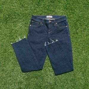 Madewell Dark Wash Skinny Cut Off Offers Welcome